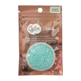 Cylin Beads by John Bead – Glow in the Dark AB - Green – 25g Bag
